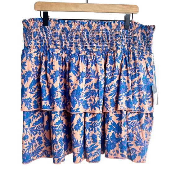 UNIVERSAL THREAD WOMEN'S SHORT TIERED RUFFLE MINI PINK BRAND NEW XXL - Picture 1 of 6